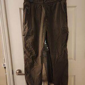 Men's Cargo Pants - Olive Green